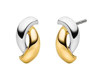 Boccia Schmuck Damen-Ohrringe Titan Ohrstecker Bicolor 05103-02