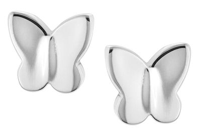 Boccia Schmuck Kinder-Ohrringe Titan Ohrstecker Schmetterling 05091-01