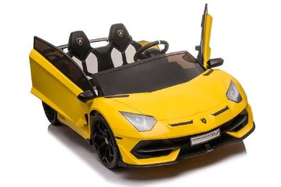 Kinderfahrzeug - Elektro Auto "Lamborghini Aventador SVJ Doppelsitzer" - lizenziert