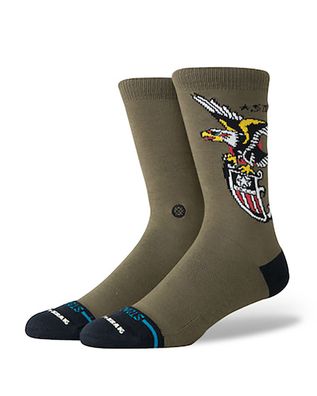 STANCE Socken The Eagle Crew military green