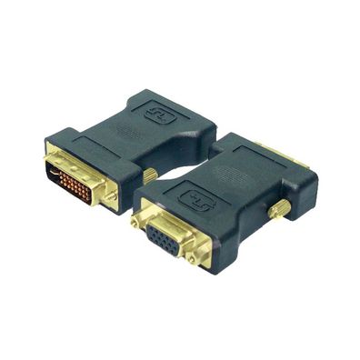 LogiLink Adapter VGA auf DVI HD DSUB Buchse auf DVI Stecker 1080p schwarz (1er Softpa