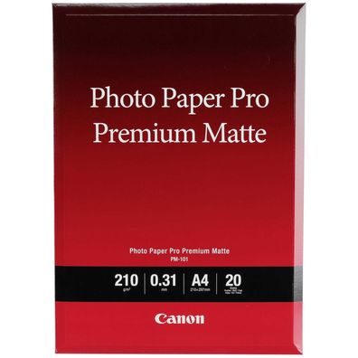 Canon Pro Premium PM-101 - Glatt matt - 310 Mikron - A4 (210 x 297 mm) - 210 g/m² - 2