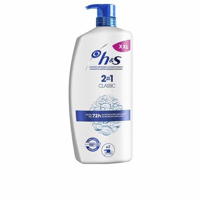 H&S Classic 2-in-1-Shampoo und Conditioner gegen Schuppen, 1000 ml, Spender