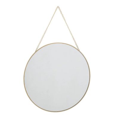 Bloomingville 82040643 Sibal Wandspiegel Gold Glas 38 cm