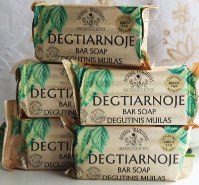 5x140g Shik Birken Teer Seife Birkenteer Soap Gesicht Körperpflege