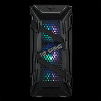 ASUS TUF GAMING GT301 Gehäuse ATX Schwarz, AURA LED-Lüfter