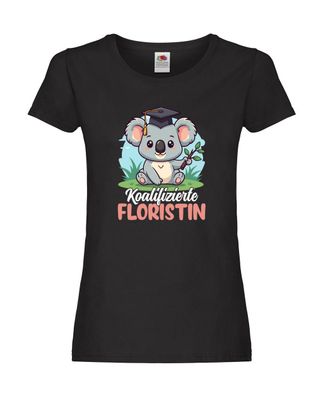 Koalifizierte Floristin | Blumen Verkäuferin v2 Damen Shirt Schwarz