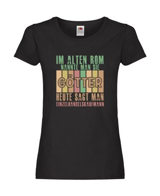 Im Alten Rom: Einzelhandelskaufmann | Einzelhandel Damen Shirt Schwarz