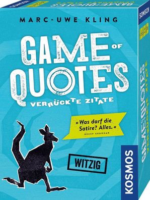 KOO Game of Quotes (Marc-Uwe Kling) 692926 - Kosmos 692926 - (Merchandise / Sonstige