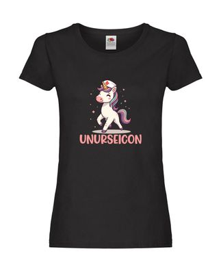 Unurseicon | Krankenschwester | Medezinarzt Damen Shirt Schwarz