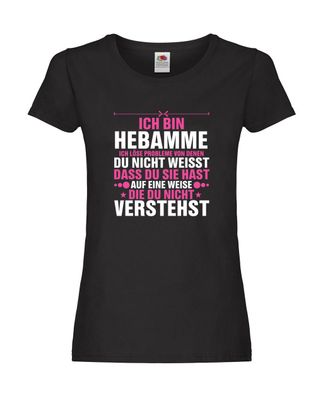 Löse Probleme: Hebamme | Geburtshilfe v3 Damen Shirt Schwarz