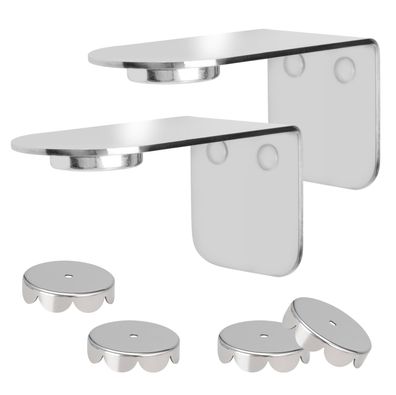 bremermann Magnet-Seifenhalter Purezza Kleben oder Bohren, S/S glänzend, 2er-Set