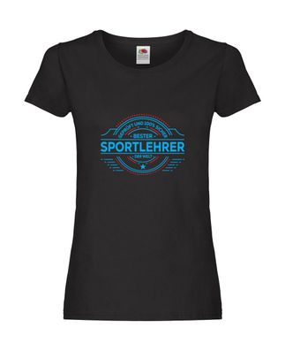 100 % Sicher: Sportlehrer | Lehrer | Sport Damen Shirt Schwarz