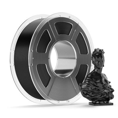Mecpow Schwarzes 1KG PETG Hochgeschwindigkeits-3D-Druckerfilament in Vollfarbe