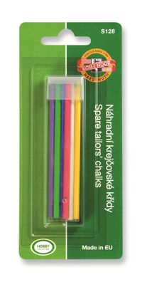 KOH Schneiderkreide Ersatzminen, 6er Pack farblich sortiert