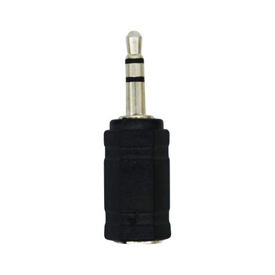 LogiLink Stereo Headset Adapter 3,5 mm Klinke auf 2,5 mm Buchse schwarz (1er Softpack
