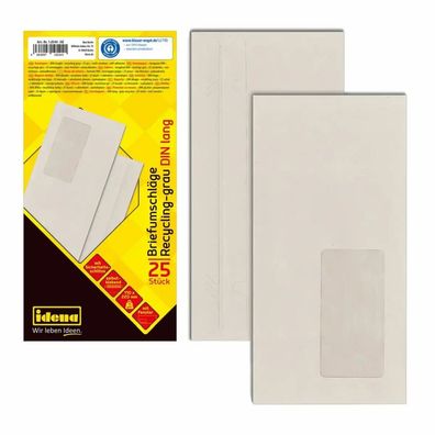 Idena BU DIN lang recycl. sk, m.F.,75g/m²,25 Stück,
