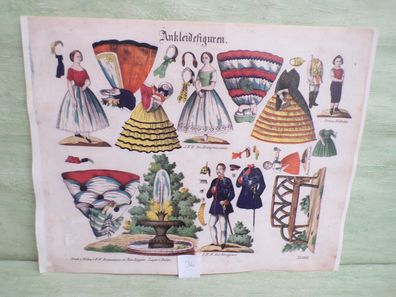 Bergemann Neu Ruppin alter Bogen Ankleidefiguren Kronprinz Kaiser Friedrich Wilhelm