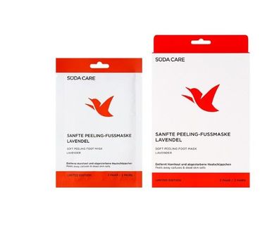 SÜDA CARE Fußmaske Lavendel - 2 Paar à  40 g