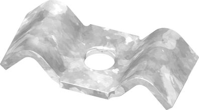 Schwalbenlasche MW 30/30 mm Stahl, feuerverzinkt