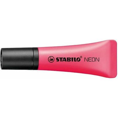 Textmarker Stabilo Neon Tubenform pink 7256 Leuchtmarkierer