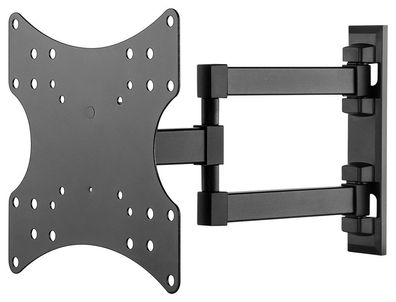 goobay TV-Wandhalterung Basic Fullmotion S für Fernseher von 23" bis 42" doppelarmgel