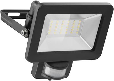 goobay LED-Außenstrahler, 30 W, mit Bewegungsmelder mit 2550 lm, neutralweißem Licht
