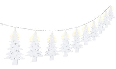 goobay 10er LED-Lichterkette "Tannenbaum" mit Timer warmweiß 3000 K 1,3 m (1er Faltsc