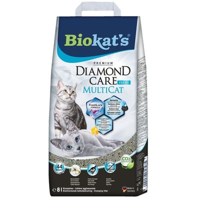 Biokats Diamond Care MultiCat fresh - Papiersack 2 x 8 L