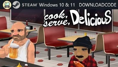 NEU PC Computer Spiel Cook Serve Delicious für Windows 10 11 STEAM Download Code
