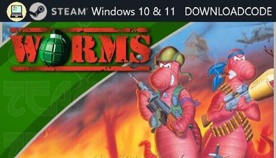 NEU PC Computer Spiel Worms für Windows 10 11 STEAM Download Code Game Key Email