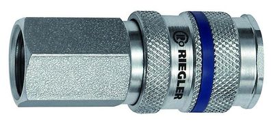 Riegler Schnellverschlusskupplung NW 7,8, Stahl, G 1/4 IG