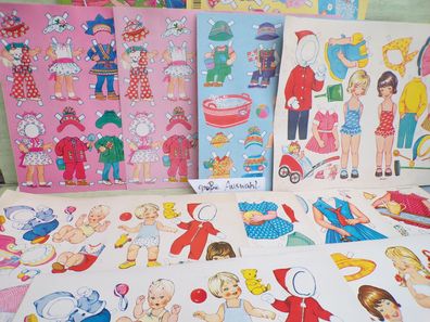 alte PV Pestalozzi Anziehpuppen Ankleidepuppen (C) 1975 / 1982 und älter -Auswahl