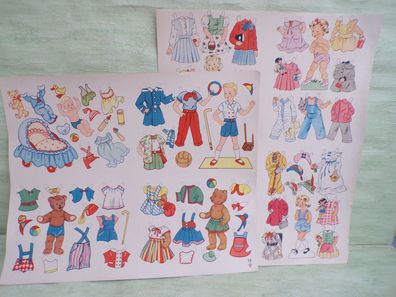 alte PV Pestalozzi Anziehpuppen Ankleidepuppen -Auswahl