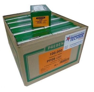 Klammern rostfrei A2 11/9mm für Prebena PF09CRF HFPF09 DNPF16 HFPF14 Rapid 140 R11 KL