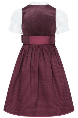 Kinderdirndl Royce bordeaux