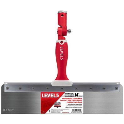 LEVEL5 Fassadenspachtel 14"/356mm steife Klinge Edelstahl Offset Griff 5-386