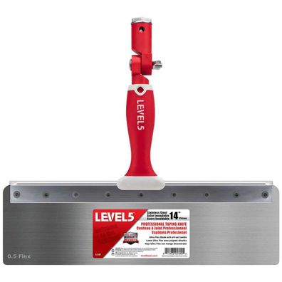 LEVEL5 Fassadenspachtel 14"/356mm Flex Klinge Edelstahl Offset Griff 5-387