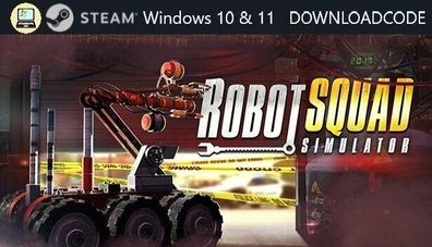 NEU PC Computer Spiel Robot Squad Simulator 2017 für Windows 10 11 STEAM Code