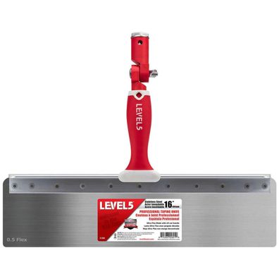 LEVEL5 Fassadenspachtel 406mm/16" Flex Klinge Edelstahl Offset Griff 5-389
