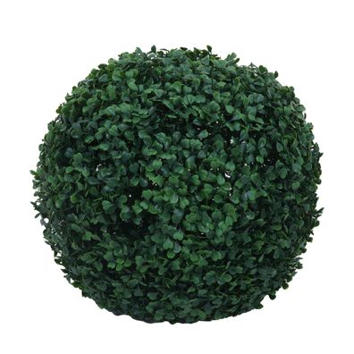 Künstlicher Busch HWC-O96, Buchskugel Kunstpflanze Buxus, Outdoor, Polyethylen Ø 33cm