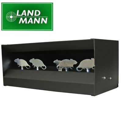 Landmann Kugelfang 4 + 1 Pendelkasten Ratten für Luftgewehre Luftpistolen
