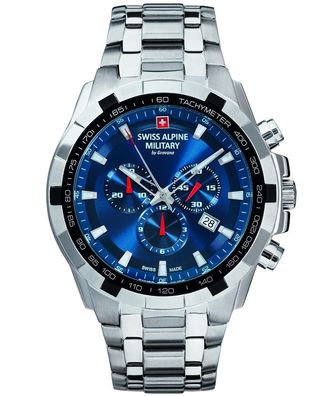 Swiss Alpine Military Star Fighter Chrono SAM7043.9135 Herrenuhr Star Fighter Chrono