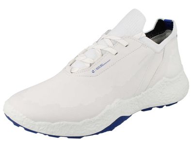 ECCO Biom H5 Herren Golfschuhe Golfsneaker wasserdicht weiss blau Glattleder
