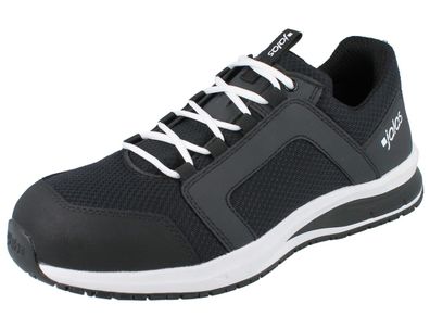 Ejendals JALAS Tempus 5618 S1P ESD Herren Sicherheitsschuhe schwarz weiss Textil