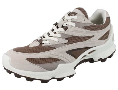 ECCO Biom C-Trail M Herren Trekkingschuhe Halbschuhe grau braun Lederkombination