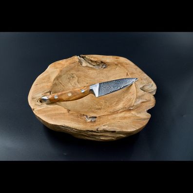 Schneidemesser Gemüsemesser | Damastmesser | Küchenmesser | Früchtemesser |Olivenholz
