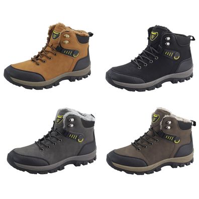Herren Stiefel Boots Stiefeletten Trekking Outdoor Winterstiefel Gefüttert 3820