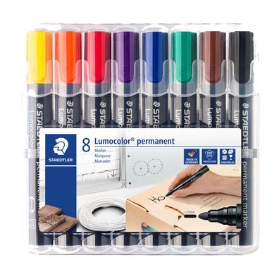 5x Staedtler 352 WP8 Permanentmarker Lumocolor® permanent marker, nachfüllbar, ca. 2