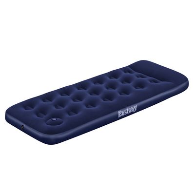 Single-Luftbett mit integrierter Fußpumpe 185 x 76 x 28 cm